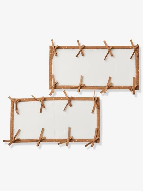 Tour De Lit Respirant Petit Nomade écru / Camel - Vertbaudet 3 Tour De Lit Respirant Petit Nomade écru / Camel - Vertbaudet – Image 3