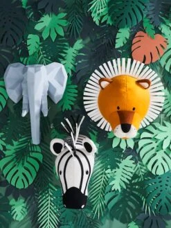 Trophée Zèbre Blanc/noir - Vertbaudet -Boutique Bébé trophee zebre 2